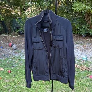 Structure Men's Black Bomber Jacket